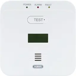 ABUS Kohlenmonoxid-Warnmelder COWM510 - CO-Melder mit 85 dB Alarm und 10-Jahres-Sensor - Weiß