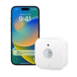 Eve Motion Bewegungsmelder mit Lichtsensor – Smarte Steuerung für Innen- und Außenbereich, kompatibel mit Alexa, Apple Home und Google Home