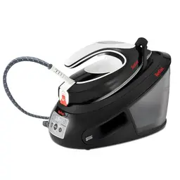 TEFAL EXPRESS ANTI-CALC Dampfbügelstation, 6,5 Bar, 450 g/Min. Dampf, 1,8l Wassertank, schwarz/weiß, Smart Temp, Eco-Modus