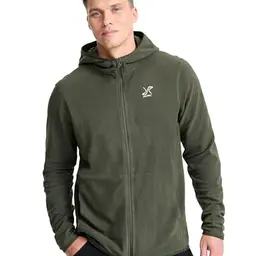 RevolutionRace Hiker Fleece Hoodie für Herren, Kambaba Green, Größe M