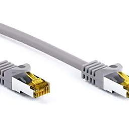 Goobay RJ45 Patchkabel CAT 6A S/FTP 5m - Grau
