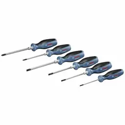 Bosch Professional Torx-Schraubendreher Set 6 tlg. mit T10, T20, T25, T30 und T40
