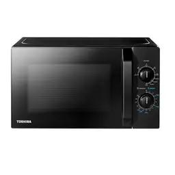 Toshiba Mikrowelle mit Grill, 700W, 5 Leistungsstufen, Schwarz