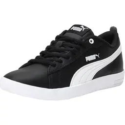 PUMA Damen Puma Smash Wns V2 L Sneaker, Puma Black/White, Größe 37 EU