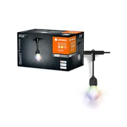 LEDVANCE SMART+ Outdoor WiFi-Lichterkette - Warmweiß & RGB, App steuerbar, kompatibel mit Amazon und Google