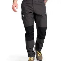 RevolutionRace Herren Nordwand Pants - Wandershorts für Outdoor-Aktivitäten, Anthrazit, M