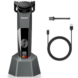 Intimrasierer für Herren, wasserdichter Body Groomer für Nass- und Trockenrasur mit Aufsteckkämmen