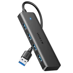 UGREEN 4-Port USB 3.0 Hub Verteiler für MacBook, iMac, Surface und mehr (15cm)