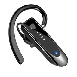 Atheewon Bluetooth Headset Wireless mit Mikrofon - 20 Std Sprechzeit, für Business/Büro/Auto, Tiefschwarz