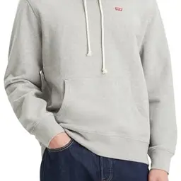 Levi's Herren Sweatshirt Hoodie, Mid Tone Grey Heather, XXL