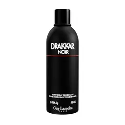 Guy Laroche Drakkar Noir Körperspray für Männer, 200ml – Frischer, klassischer Duft mit Zitrus, Beeren & Sandelholz