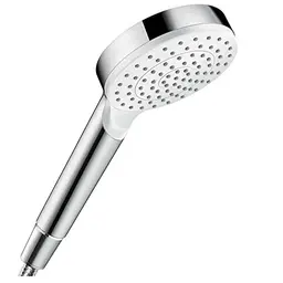 Hansgrohe Crometta Duschkopf, wassersparend, 6l/min, Weiß/Chrom