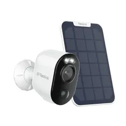 Reolink 4K Akkukamera Argus 3 Ultra mit Solarpanel - WLAN Outdoor Kamera mit Mensch- und Tiererkennung, Farbnachtsicht