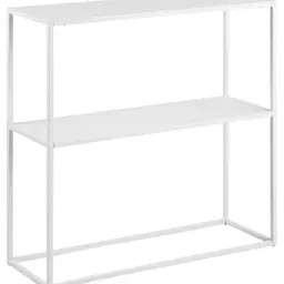 AC Design Furniture Nino Konsolentisch, Weiß, 79,5 x 80,5 x 26 cm