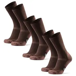 Danish Endurance Merino Wandersocken, 1, 3 & 5 Paar, Braun, Größe 43-47