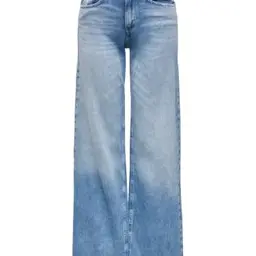 ONLY Female Jeans mit weitem Bein, niedrige Taille, Weiter Beinschnitt