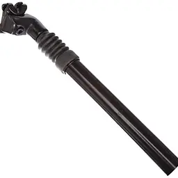 FISCHER Patent Sattelstütze mit Federung, 27,2 mm, Aluminium, Schwarz