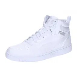 PUMA Unisex Rebound V6 Sneakers in Weiß/Gray, 37 EU