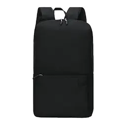 Hileyu Premium Rucksack für Männer und Frauen - Wasserfest und leicht für 14-Zoll-Laptop - Schwarz