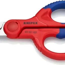 KNIPEX Elektrikerschere 160 mm, glasfaserverstärkter Mehrkomponenten-Griff