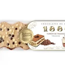 Turrón Autoren-Schokolade Tiramisu, cremig, edle Zutaten, traditionelles Rezept, 200 g