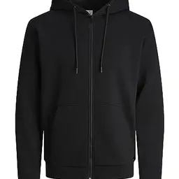 JACK & JONES Jungen Sweatjacke Jjebradley Zip Hoodie, Schwarz