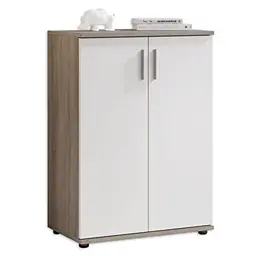 Stella Trading Bobby Kommode in Eiche Sonoma - Modernes Sideboard mit viel Stauraum