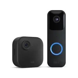 Blink Outdoor Kamera mit Videotürklingel - Kabellos, HD, 2 Jahre Batterielaufzeit, Bewegungserfassung