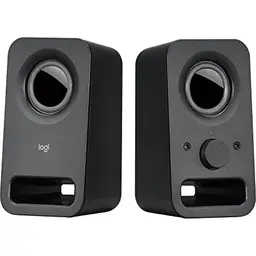 Logitech Z150 PC-Lautsprecher, Stereo Sound, Schwarz