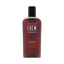 AMERICAN CREW Light Hold Texture Lotion, 250 ml – Haarlotion für Männer, Stylingprodukt für feines Haar