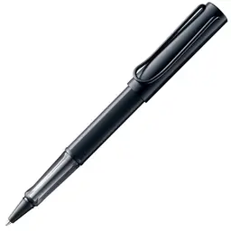 Lamy AL-star schwarzer Tintenroller aus Aluminium mit ergonomischem Griff, M-Strichbreite