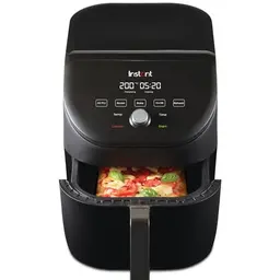 Instant Vortex Slim 5.7L Heißluftfritteuse - 5-in-1 Air Fryer, Schwarz