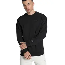 PUMA Herren Radcrew Sweatshirt, Schwarz, Größe S