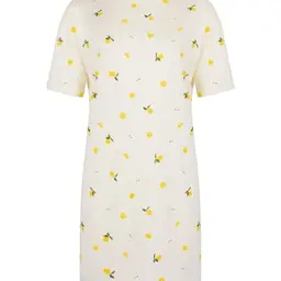 HUNKEMÖLLER Nachthemd mit Rundhalsausschnitt in Winter White (M/L)