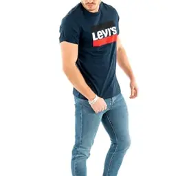Levi's Herren Logo T-Shirt - Dress Blues - L