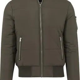 Urban Classics Herren Basic Bomberjacke, Olivgrün, L