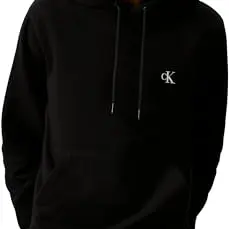 Calvin Klein Herren Kapuzen-Sweatshirt, Schwarz, Größe S