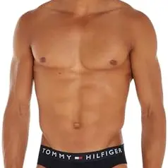 Tommy Hilfiger Herren 3er Pack Western Briefs, Stretch, Blau, L