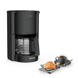 Krups F30908 ProAroma Filterkaffeemaschine, 10-15 Tassen, 1,25L, Schwarz