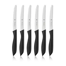 WMF Classic Line Frühstücksmesser Set, 6-teilig, 23 cm, mit Wellenschliff
