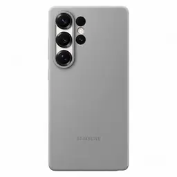 Samsung Silicone Case für Galaxy S25 Ultra, dünn und griffig, grau