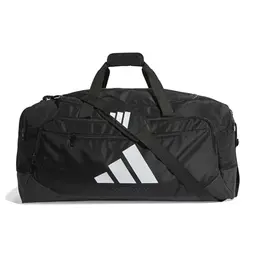 adidas Unisex Training Defender Duffel Bag, Large, Schwarz/Weiß, One Size