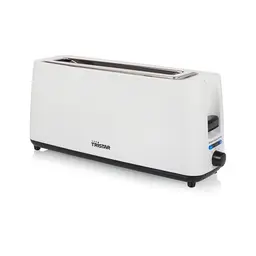 Tristar Langschlitz Toaster mit 7 Bräunungsstufen und Aufwärmfunktion, Weiß