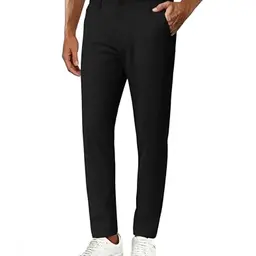 PJ PAUL JONES Herren Golf Joggers – Leichte, bequeme Hose für Freizeit und Büro - Schwarz, Größe S