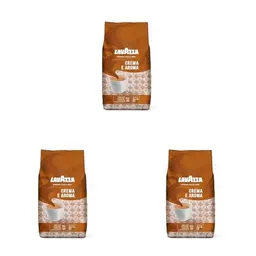 Lavazza Crema e Aroma Kaffeebohnen, Ideal für Espresso, Reicher Geschmack, Intensität 8/10, 1 kg