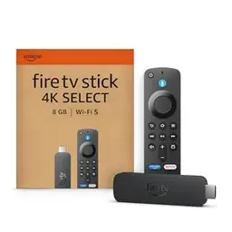 Amazon Fire TV Stick 4K Select, 4K-Streaming mit Alexa+ – Hunderttausende Filme & Serien, kostenloses Live-TV