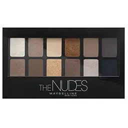 Maybelline New York The Nudes Lidschatten Palette, 12 Farben