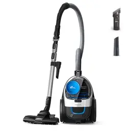 PHILIPS PowerPro Compact Staubsauger – Leicht, Beutellos, 900 W, für Hartböden & Teppich, HEPA-Filter