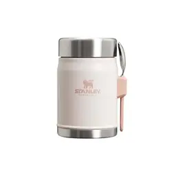 STANLEY 1913 Thermobehälter 400 ml - Hält 7 Stunden Heiß oder Kalt - Edelstahl - BPA-frei - Spülmaschinenfest - Rose Quartz