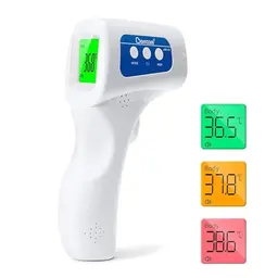 Berrcom Kontaktloses Infrarot Fieberthermometer mit Fieberalarm und sofortiger Ablesung